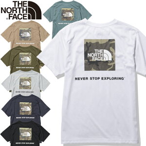 10%OFFセール ザ ノースフェイス THE NORTH FACE NT32158 S/S SQUARE CAMOFLAGE TEE ショートスリーブ スクエア カモフラージュ ティー Tシャツ 速乾性 静電ケア設計 TNF ビッグロゴ 迷彩 アウトドア ストリート メンズ 半袖 トップス カットソー 7カラー 国内正規 2022SS