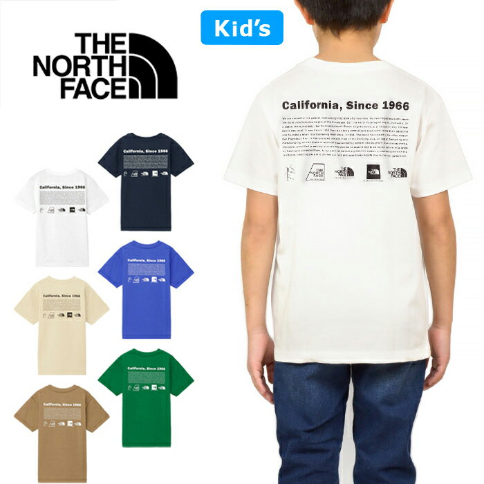 ザ ノースフェイス THE NORTH FACE NTJ32356 S/S HISTORICAL LOGO TEE ショート スリーブ ヒストリカル ロゴ ティー キッズ Tシャツ トップス アウトドア キャンプ ジュニア 男の子 女の子 子…