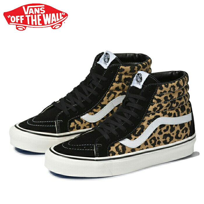 バンズ VANS VN0A38GF9GI SK8-HI 38 DX(Anaheim Factory) スケートハイ 38 デラックス アナハイム ファクトリー ハイカット スウェード キャンバス シューズ スニーカー スケボー メンズ レディース ストリート ヒョウ柄 靴 ブラックタンレオパード 国内正規 2021AW