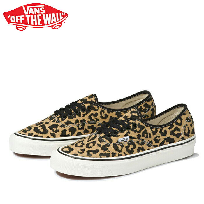 バンズ VANS VN0A54F29GI AUTHENTIC 44 DX(Anaheim Factory) オーセンティック 44 デラックス アナハイム ファクトリー キャンバス シューズ スニーカー スケボー メンズ レディース ストリート ヒョウ柄 靴 ブラックタンレオパード 国内正規 2021AWのサムネイル