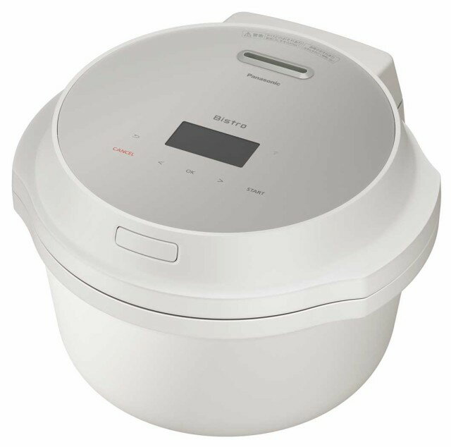 Rakuten - 【5年延長保証加入が無料】Panasonic　パナソニック【NF-AC700-H】NFAC700-H　(ライトグレージュ)　自動調理鍋 オートクッカー Bistro【KK9N0D18P】