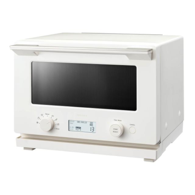 Rakuten - 東芝　TOSHIBA【ER-RB10B-W】ERRB10B-W　ミルキーホワイト トースト 惣菜パン リベイク Rebake 再加熱 温めなおし 自動解凍【KK9N0D18P】