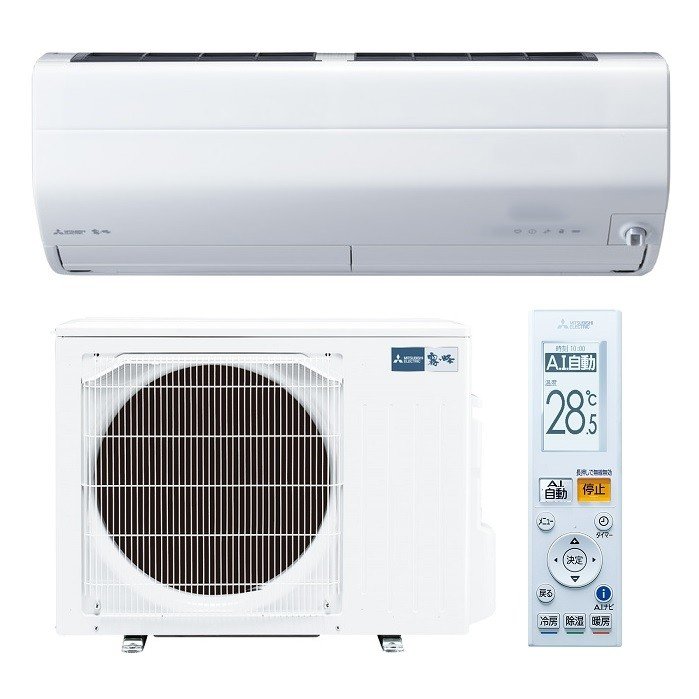 MITSUBISHI　三菱電機【MSZ-ZW7121S-W】MSZZW7121S-W　エアコン　23畳用 7.1kW 200V 霧ヶ峰 ピュアホワイト　フィルター自動お掃除機能つき【KK9N0D18P】