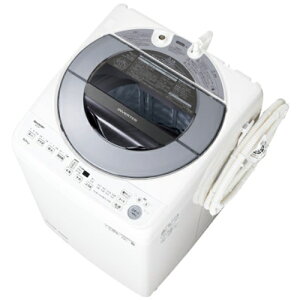 SHARP シャープ【ES-GV8F-S】ESGV8F-S　8.0kg 　全自動　洗濯機　シルバー系　インバーター搭載【KK9N0D18P】