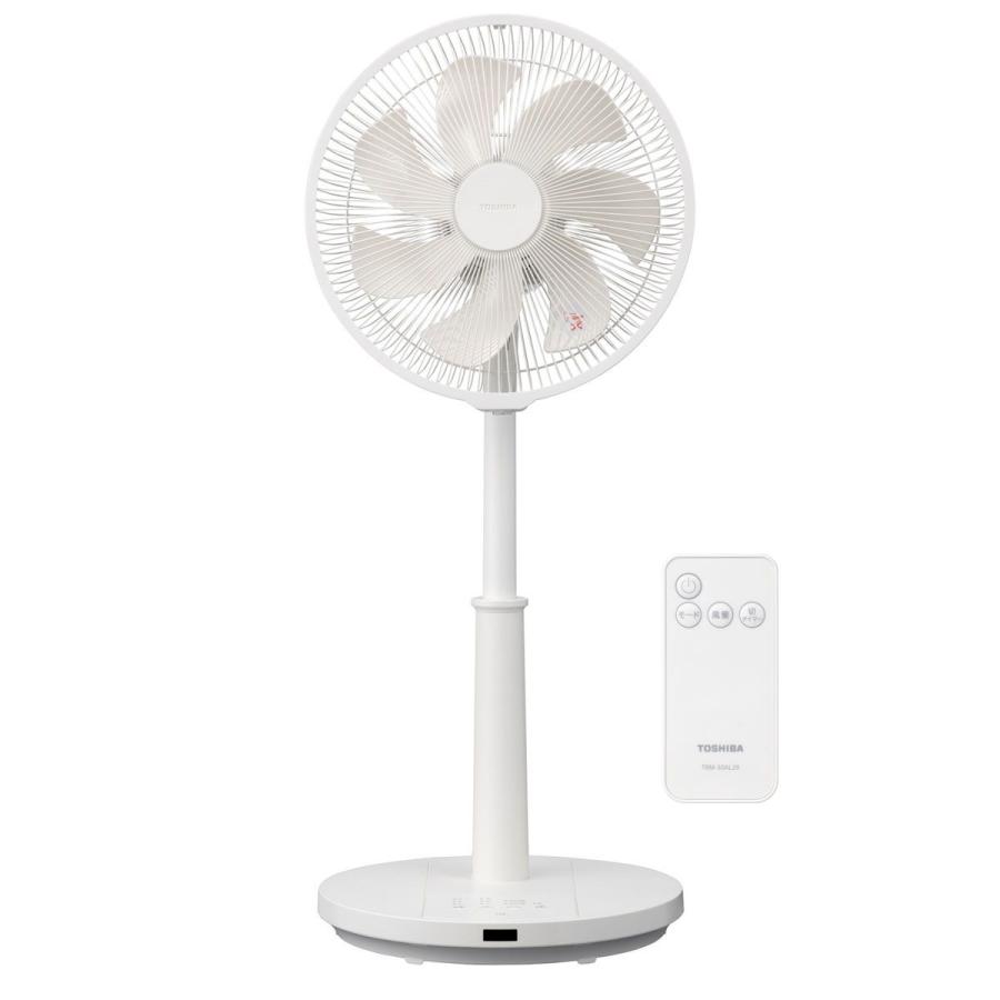 TOSHIBA - 東芝　TOSHIBA【TF-30DL29-W】TF30DL29-W　DCモーター搭載　リモコン付　リビング　扇風機【KK9N0D18P】