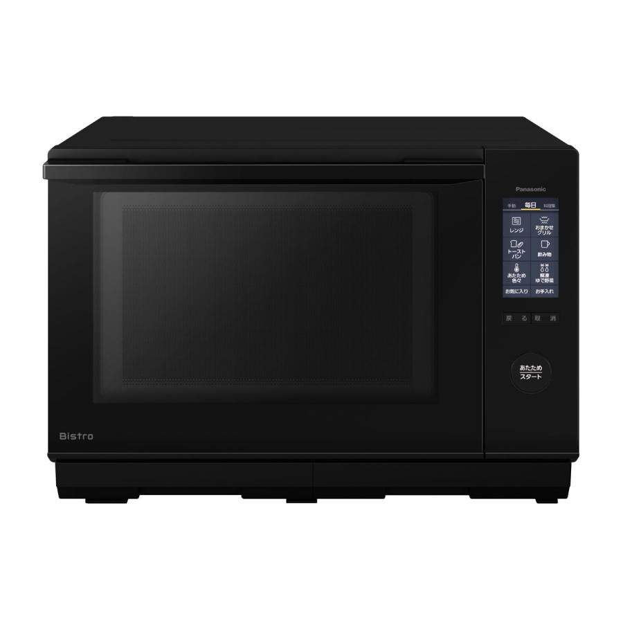 【5年延長保証加入が無料】Panasonicパナソニック【NE-BS6E-K】NEBS6E-K　スチームオーブンレンジ　25L　ブラック　Bistro(ビストロ)　【KK9N0D18P】