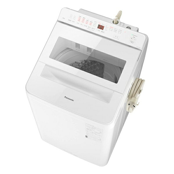 パナソニック 全自動洗濯機 8kg 液体洗剤・柔軟剤自動投入搭載 NA-FA8K1-W ホワイト