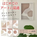 【 Rilmy 】アートポスター フレーム セット 韓国 インテリア アート 北欧 くすみカラー A3 A4 かわいい