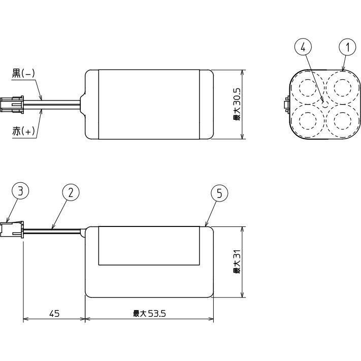 4H15DB OHd@  4.8V1450mAh 퓔 pdr | U | 퓔 | obe[ | dr | h UEpƖ~dr` pdr OHd@ MITSUBISHI ELECTRIC