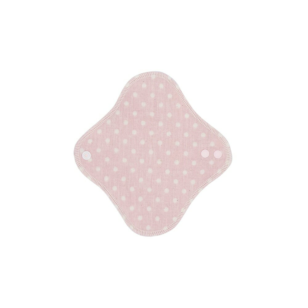 地の塩社 純正品 fuwako （フワコ） 幸せの布ナプキン ライナー Wガーゼ 水玉ピンク 4982757200109 地..