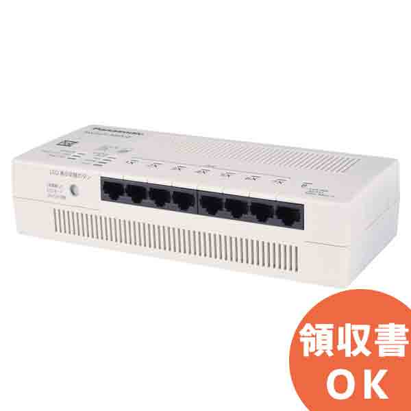 Switch-S8PoE パナソニック PN210899 （PN21089K後継品） レイヤ2 PoE給電スイッチングハブ 7ポート