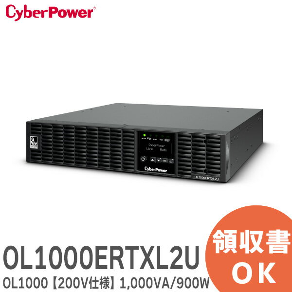 OL1000ERTXL2U OL1000  200V  CyberPower Сѥ UPS 1000VA/900W  С å2U/ CyberPower Smart App OL꡼ UPS ݾڡ3ǯФɥХå