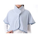 No. 94 フリース肩掛け ブルーグレー フリー 室内着 神戸生絲