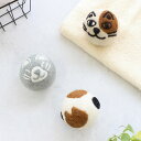ウールドライヤーボール(3個セット)キャットフレンズ ネコ 猫 洗濯 乾燥機専用 時短 エコ SDGs 天然素材 かわいい 飾り