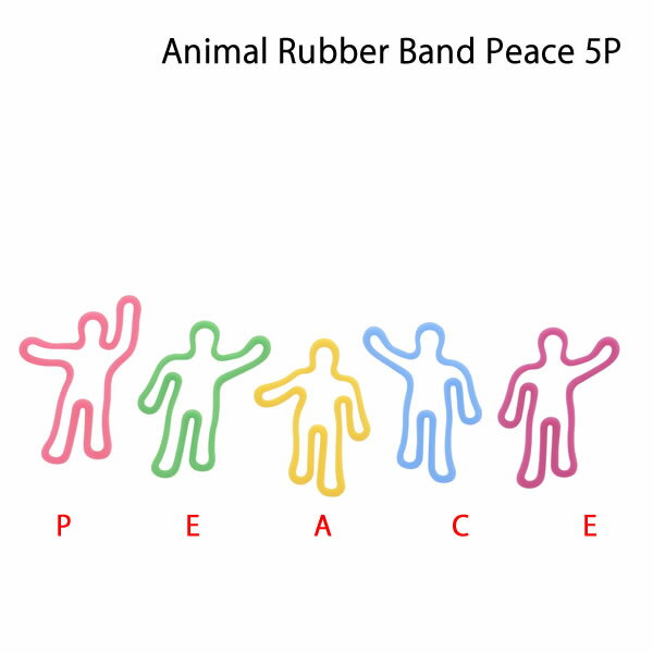 Aj}o[oh  PEACE Ђ Aj} oh animal rubber band peace 5p փS [ +d@HC AWAG݁@JtHjA C k _