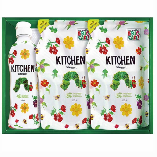 はらぺこあおむし キッチン洗剤セット ギフトセット プレゼント ギフト食器用洗剤 [SG] [H-10AZ/F4270-R09] お弁当グッズ かわいい