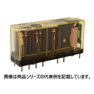 IDECRF1V形 強制ガイド式リレー■形番：RF1V-2A2BLD1-D24□接点構成：4極／2a2b□コイル定格電圧：DC24V□補助機能：逆起電力防止ダイオード付(動作表示LED付)□接点許容電圧：AC250V、DC125V□接点許容電流：6A