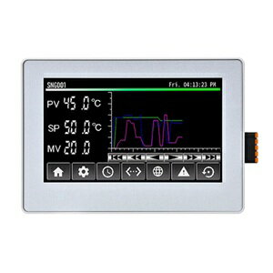 IDECFT1J形プログラマブル表示器一体型コントローラ■型式：FT1J-4F14KAG-S□表示画面：4.3インチワイド　TFTカラー液晶　1677万色□操作仕様：PCAP方式□ベゼル色：シルバー□出力タイプ：4点Trシンク出力/2点アナログ出力