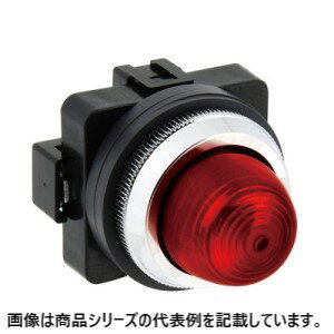 IDEC■形番:APN126DNR□Φ30 TWNシリーズ パイロットライト□丸形(APN1形)□照光種別:LED□受金:BA9S□定格使用電圧:AC200/220V□丸リング(金属製):クロームメッキ□照光色:R(赤)