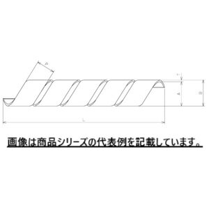 Rakuten - 日東工業[BP53]スパイラルチューブ■型式:BP53-9□内径(A)mm:9□外径(B)mm:10.6□長さ m:50□束線径:?29.0□材質:ポリエチレン