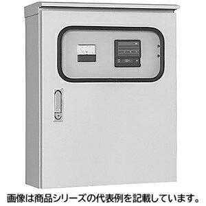 日東工業ポンプ制御盤・単独自動運転(屋外用仕様)■型式 OG1-07HA□塗装色 ライトベージュ塗装(5Y7/1)□モーター容量 0.75kW□主回路 MCB 3P 15A+MS/ サーマルリレー(2.8?4.2A)□寸法 ヨコ：500mm タテ：600mm フカサ：200mm