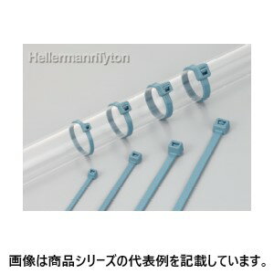 ヘラマンタイトン■形番：MCTSMG100-LBL(100ホン)□メタルコンテントタイ□材質：変性66ナイロン・鉄系成..