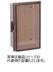 日東工業　プラボックス・透明扉付■型式：P18-35CA■色彩：ホワイトグレー色(5YR8.5/0.5)■扉形式：片扉■製品重量：3.1kg