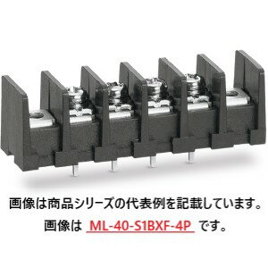 サトーパーツ■形番:ML-40-S1BXF-10P□プリント基板用ねじ式端子台定格:250V-10A端子間ピッチ:7.62mm極数:10極端子ねじ:角座金付ねじ (M3×7.2)絶縁抵抗:DC500V、1000MΩ以上端子金具:PC端子本体色:B (黒)取付方式:ねじ止め