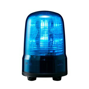 パトライト■型式：SF08-M1JN-B□サイズ / 定格電圧(V)：Φ80 / DC12-24V□配線・取付：キャブタイヤコード・3点ボルト足取付□発光色 / ブザー：青 / なし□消費電力(W)：7.7W□質量(kg)：0.27kg