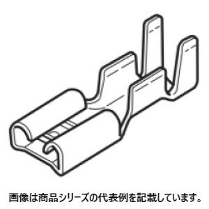 日本圧着端子製造(JST)■LTO-01T-110N□平形接続ターミナル□#110タブ・オン接続子□適合電線範囲　導線サイズAWG(&#13215;)：#24～#20(0.2～0.5)□絶縁体外径(&#13212;)：2.1～2.8□材料：黄銅□表面処理：すずめっき