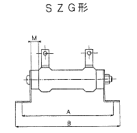 昭和抵抗器S形不燃性巻線抵抗器【ホーロー】【SZG500W形】