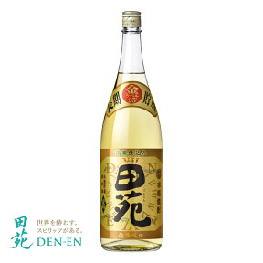 麦焼酎 田苑 金ラベル 25度 1800ml 本格焼酎 麦 むぎ 音楽仕込み〈焼酎0188〉