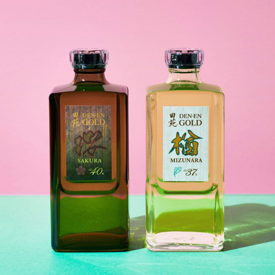 【 数量限定 桜と水楢を飲み比べ 焼酎 ギフト 】麦焼酎 田苑 桜ゴールド＆ 水楢ゴールド 720ml 2本セット 40度 37度 焼酎 樽貯蔵 ミズナラ 飲み比べセット 人気 セット プレゼント むぎ 誕生日 〈焼酎6188〉