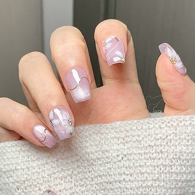 楽天市場】ネイルチップ 花の通販