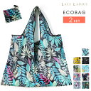 【2枚セット】エコバッグ 折りたたみ コンパクト エコバック おしゃれ コンビニ レジ袋 大きい 大容量 レジカゴ トートバッグ 大きめ 買い物バッグかわいい かご カゴ ショッピングバック