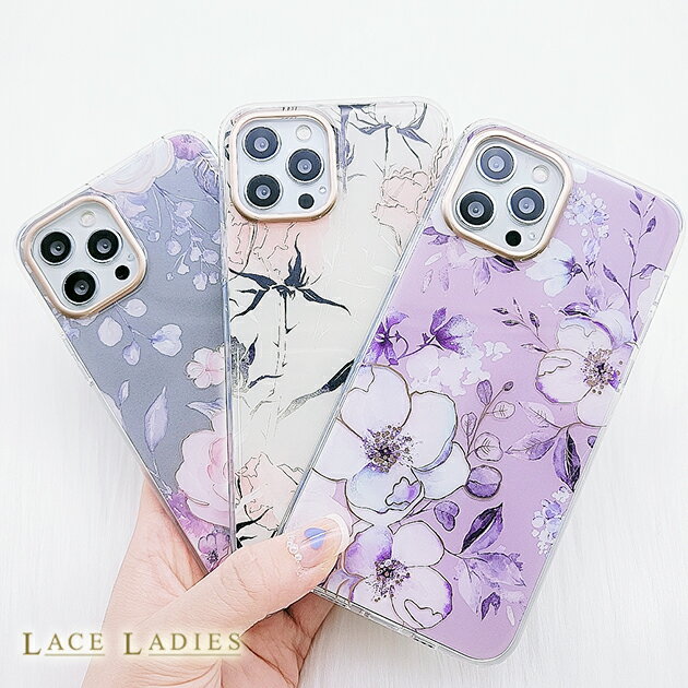 花柄 iPhoneケース スマホケース スマホカバー iPhone13 Pro 13 iPhone12 iPhone11Pro 11 XR XS Xのサムネイル