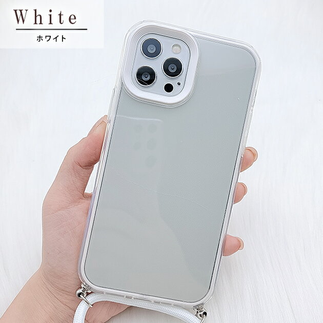 ストラップ付 TPU クリア iPhoneケー...の紹介画像2
