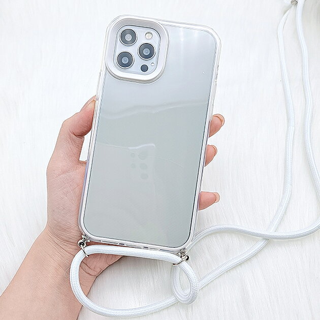 ストラップ付 TPU クリア iPhoneケー...の紹介画像3