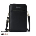 多機能 マルチウォレット ミニショルダーバッグ ポシェット 財布 スマホ入れ ポーチ 合皮 ソフト PUレザー ファスナー式 コの字型 軽量 軽い レディース ...