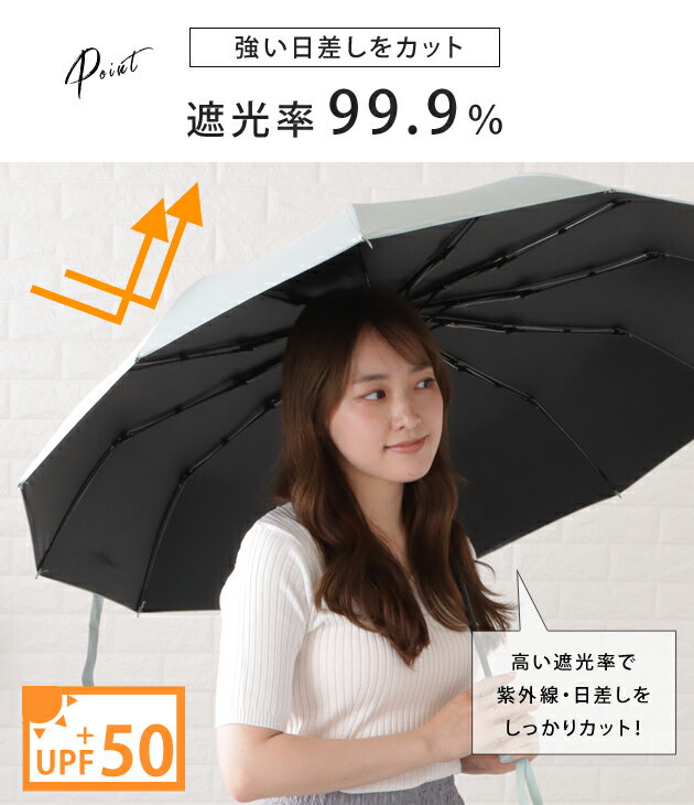 ワンタッチ自動開閉式折りたたみ傘 レディース アンブレラ 雨傘 日傘 防水 耐風 コンパクト 全自動 シンプル ワンカラー 無地 ミニマル 家族共用 ユニセックス 12本骨 UVカット 紫外線カット ラージサイズ