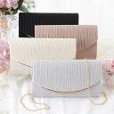 2WAY ラウンド プリーツ フラップ パーティー バッグ 女性 レディース ハンド クラッチ ポーチ 刺繍 結婚式 成人式 ハレの日 セレモニー フォーマル ドレス 着物 洋装 和装 フラップ 華やか 上品 繊細 大人 ミニサイズ アクセサリー その1