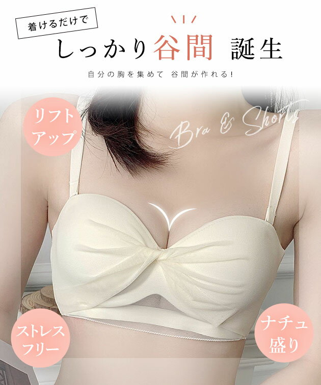 ツイスト ギャザー シアー レイヤード ブラ&...の紹介画像3