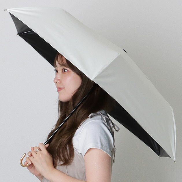 ソリッドカラー メタリック ハンドル 晴雨兼用 折りたたみ傘 女性 レディース アンブレラ 春 夏 秋 日傘 雨傘 コンパクト ミニサイズ 持ち歩き 外出 旅行 トラベル 雨具 単色 紫外線 日除け UVカット美容 単色 無地 シンプル 上品 通勤 通学