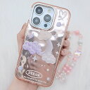 ゆめかわ ストラップ付き ミラー iPhone ケース 女性 レディース スマホ カバー アクセサリー 立体 3D 雲 月 ドリーミー ドリーム 夢 ボール パ...