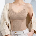 ソリッドカラー カップ付き 保温 ノースリーブ インナー 女性 レディース 下着 肌着 秋 冬 あったか 温活 フリース 起毛 防寒 カップ付き ノンワイヤー ...