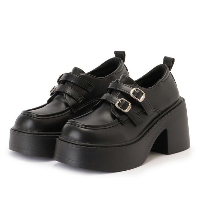 ⇒ 買い物ガイドはこちら■商品説明 足元で一際の存在感を放つ、厚底シューズ。 クラシカルなローファーをベースにしたデザインで、どんな装いにも取り入れやすい一足に仕上げました。 アッパーには細めのストラップベルトを2列に配し、やや辛口な表情に...