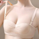 【2点セット】ソリッドカラー 2WAY 1/2 ブラ&ショーツ 女性 レディース インナー ブラジャー 肌着 下着 春 夏 秋 冬 単色 無地 スムース シームレス シンプル ミニマル スポーティ クロス カジュアル ボリュームアップ 丸みフォルム