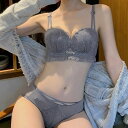 【2点セット】カットアウト スカラップ レース ブラジャー&ショーツ 女性 レディース 下着 肌着 インナー ハーフトップ ブラ パンツ 春 夏 秋 冬 セクシ...