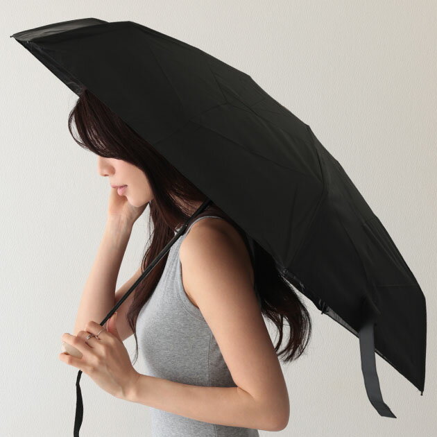 乐天商城 - ソリッドカラー 晴雨兼用 ベーシック コンパクト 折りたたみ傘 女性 レディース 日傘 雨傘 アンブレラ 春 夏 秋 冬 単色 無地 シンプル ミニマル 定番 共用 ファミリー ユニセックス UVカット 紫外線防止 上品 大人 きれいめ オフィス 通勤