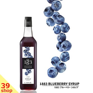 【正規総代理店】 1883 MAISON ROUTIN (メゾンルータン) SIROP BLUEBERRY ブルーベリー シロップ 1000ml [スイーツ 割り材]